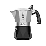 Bialetti New Brikka 2023, Moka pot, la única cafetera capaz de hacer un espresso cremoso, 2 tazas, Aluminio