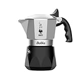 Bialetti New Brikka 2023, Moka pot, la única cafetera capaz de hacer un espresso cremoso, 2 tazas, Aluminio