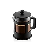 Bodum Kenya French Press 4 Cups 0.5 L Cafetera émbolo, 0.5 litros, Vidrio, plástico, Acero, Negro