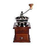 VIFERR Molinillo de café Retro, Molinillo de café Manual Antiguo, máquina de café de Mano portátil para la Oficina en casa