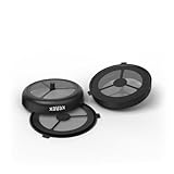 XAVAX | Pack de 2 Filtros Reutilizables para Cafetera (Para Máquinas Philips Senseo o Similares, Filtro para Café Molido o Té, Almohadillas Recargables, Apto para Lavavajillas) Color Negro