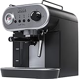 Gaggia Cafetera manual Carezza Deluxe RI8525/01 para café molido y cápsulas, 230 V, 50 Hz, 1900 W, gris/negra