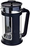 Bialetti Cafetera Italiana, Plástico Vidrio borosilicato, Smart Black