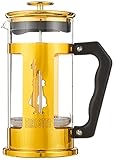 Bialetti 6850 French Press Preziosa, oro 1L