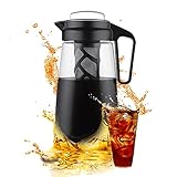 Jarra cold brew - 2 Litros (Cold brew coffee maker). Infusionador con filtro de maya fina y tapa hermética.¡Exclusivo diseño en Tritan! 100% libre de BPA.