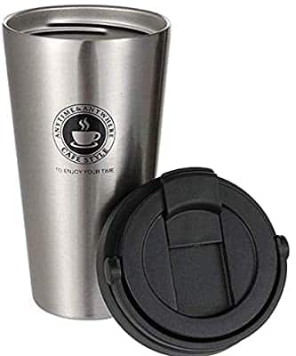 HARRY POTTER Taza termo cafe para llevar Taza termica de Acero Inoxidable 380 ml Termo Reutilizable para Bebidas Frías/ Con aislamiento al vacío de doble pared y tapa sin BPA 